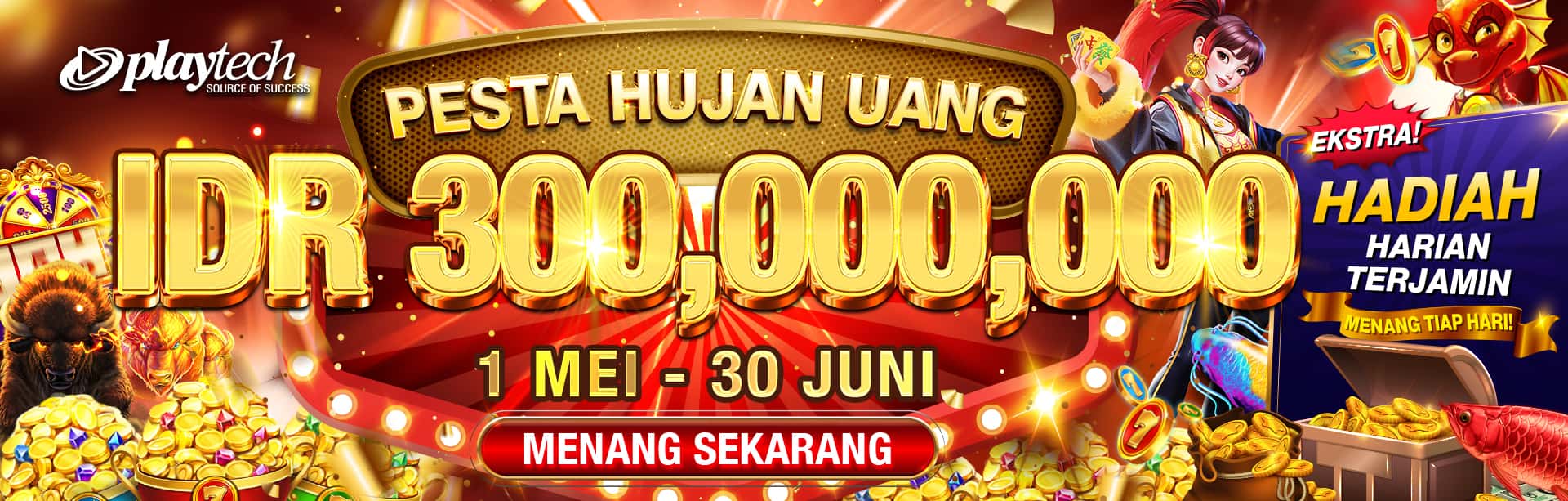 PLAYTECH - PESTA HUJAN UANG